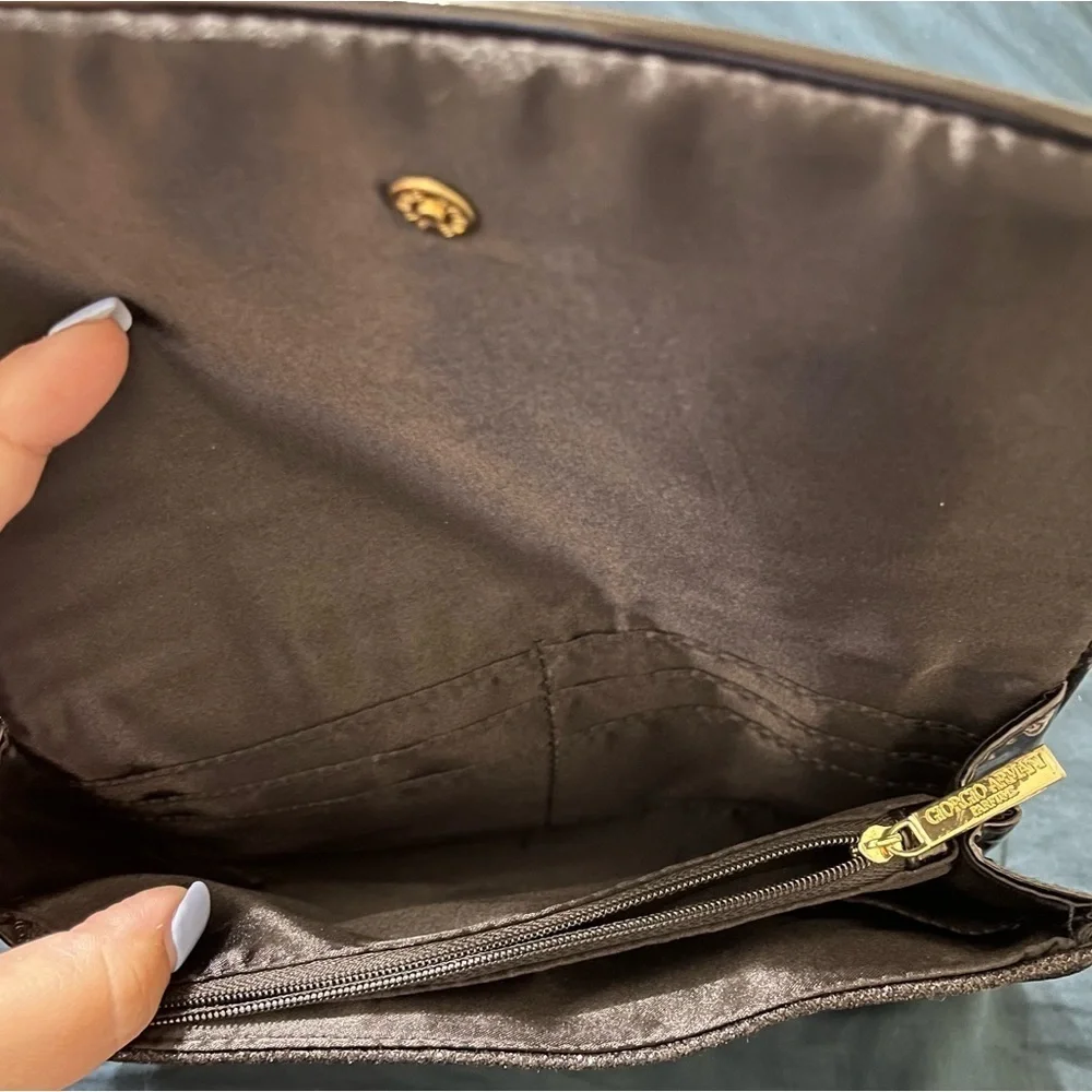 Giorgio Armani Women’s Clutch, Black, NWOT